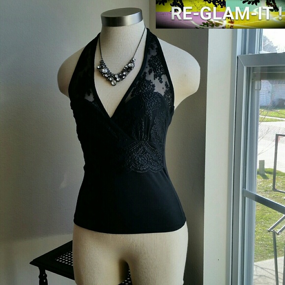 White House Black Market Tops - WHBM....BEAUTIFUL HALTER TOP .